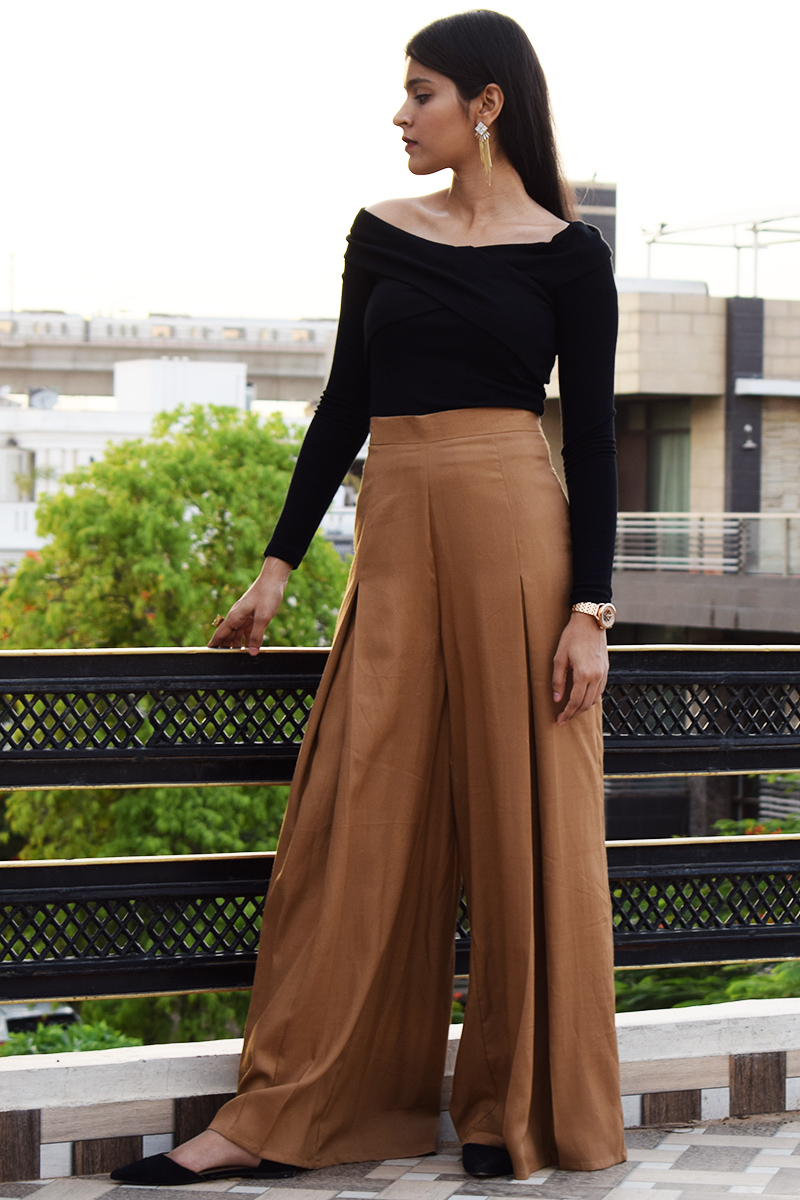 Buy Palazzo with Crop Top for Women Online in India | Libas