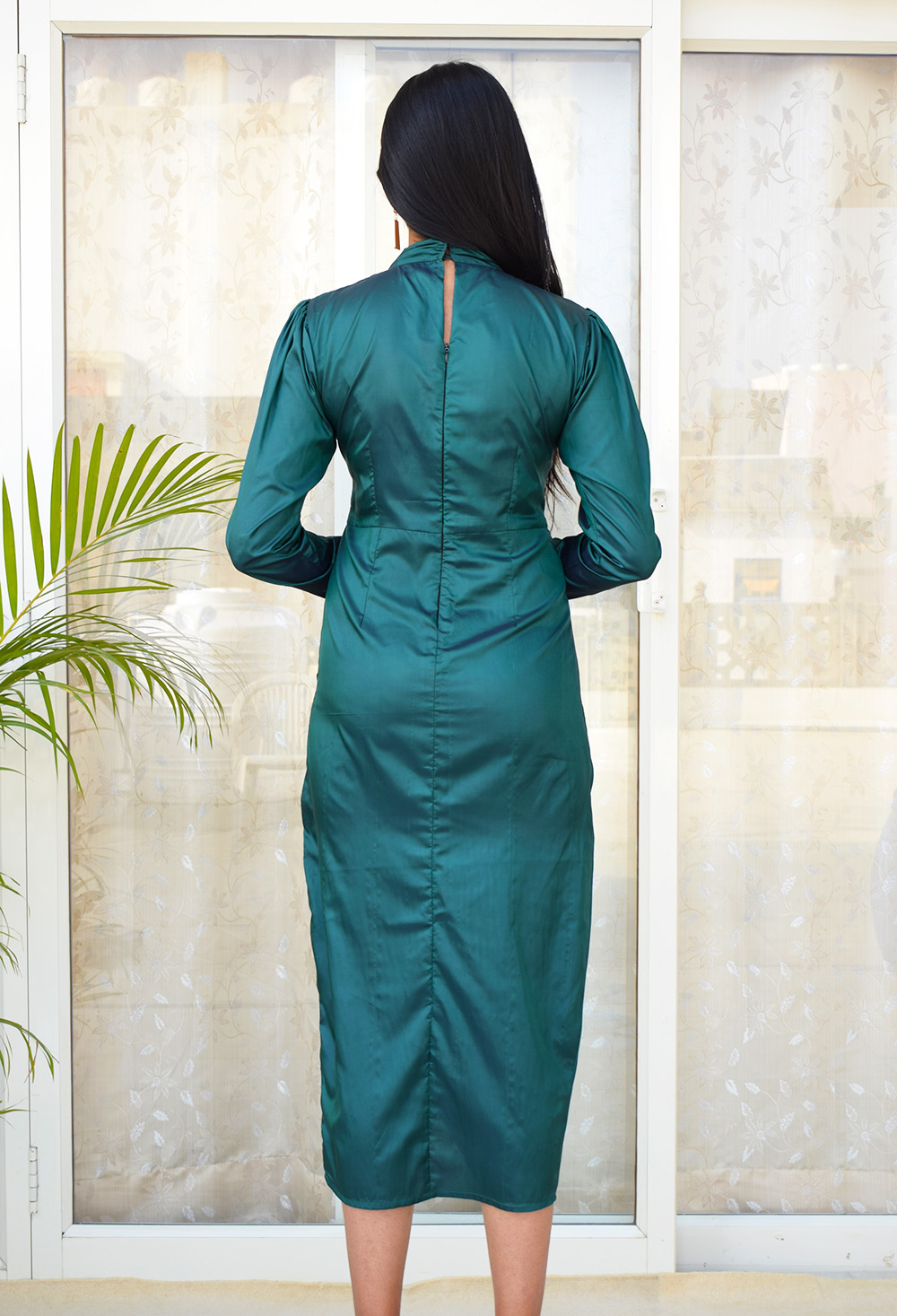 Emerald sheath sale dress